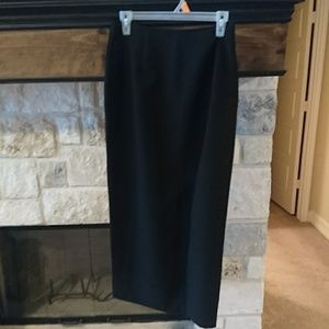 Long black A-line skirt by Star C.C.C